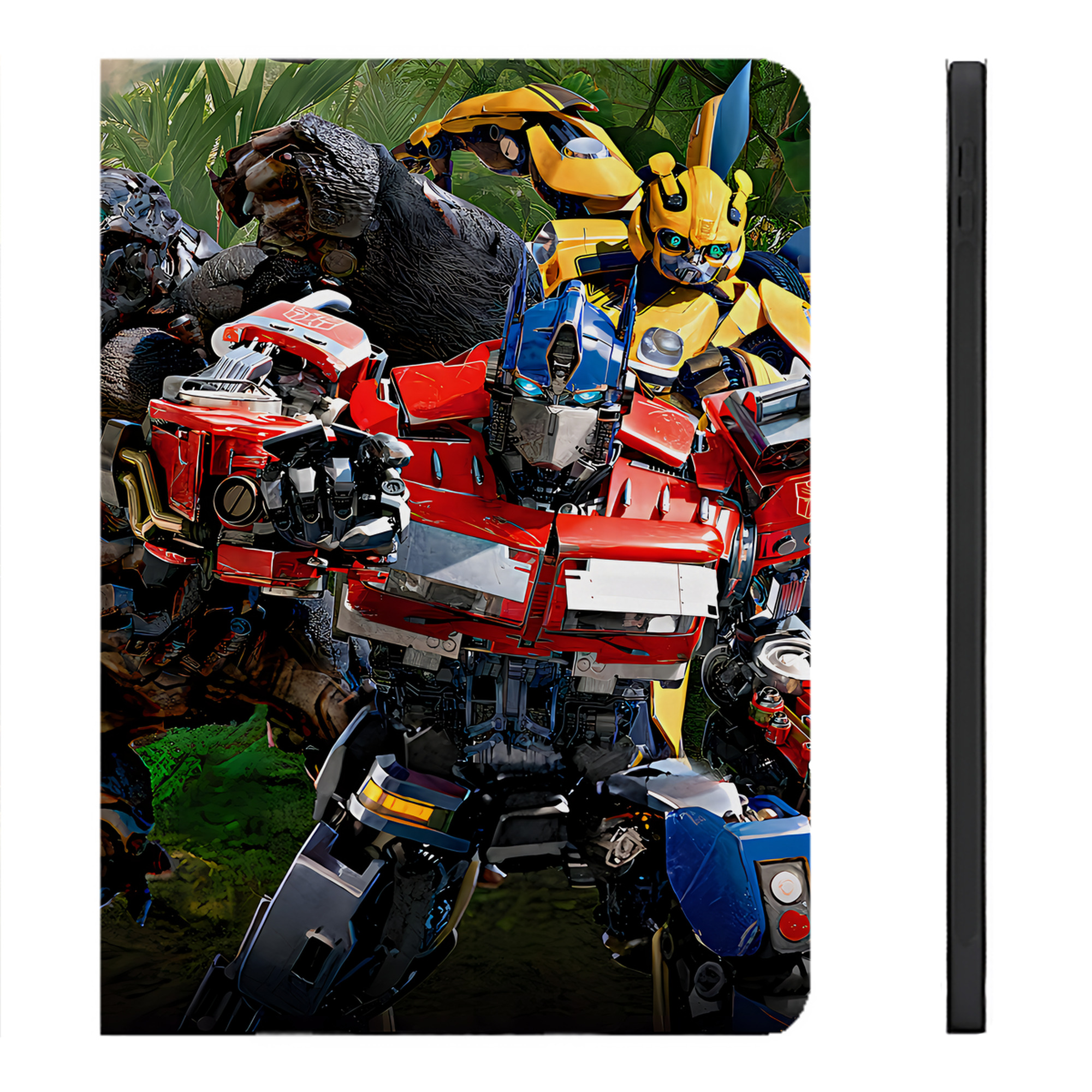 （画像用） Transformers トランスフォーマー IPadケース ペンホルダー付き ブックスタイルデザイン